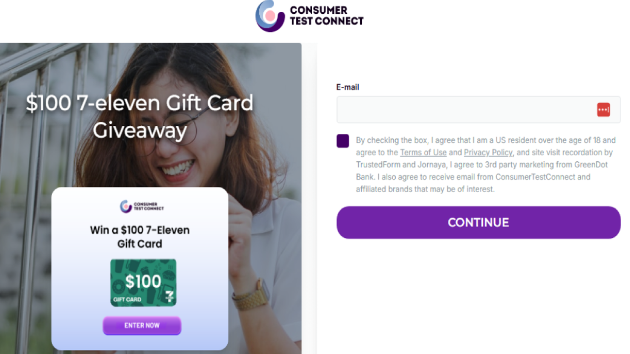 📧 Sign Up for “7-Eleven Gift Card”